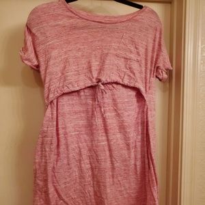 Latched Mama breastfeeding t-shirt dress